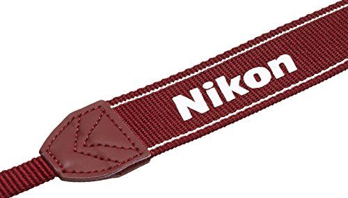 [New] Nikon Neck Strap D5200 Red, D3200 Red, D3100 Red attached Simple Red for SLR Simple Red AN-DC3RD