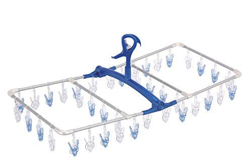 [New] Towa Sangyo Laundry hanger ALXII Aluminum 40 Polycarbonate with pinch