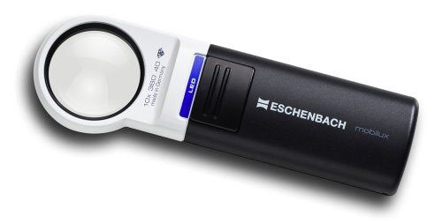 [New] ESCHENBACH Hand-held loupe Mobilax LED Ratio 10 times with LED light 1511-10