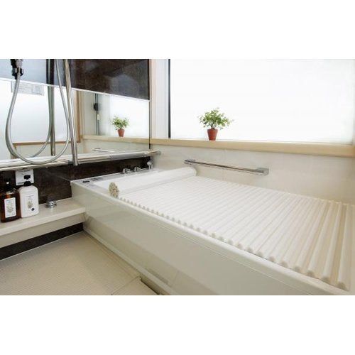 [New] Easy Wave Bath Lid 70 × 150cm White 4210O