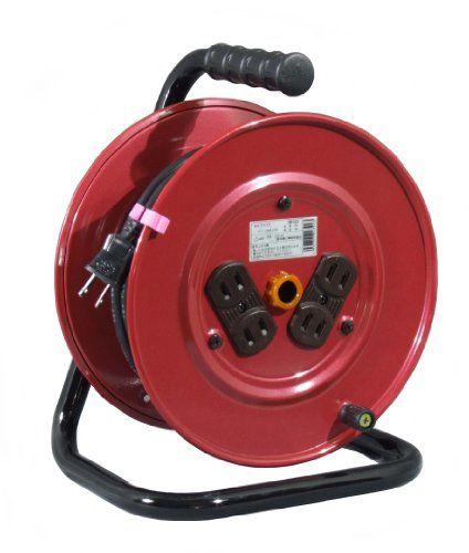 [ new goods ] Nippon Electric Industries drum cord reel 15m volume DY-15