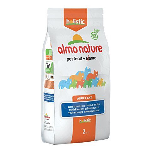 【新品】 アルモネイチャー (almo nature) ホリスティック ドライフード 猫用 白身魚&ライス 2kg