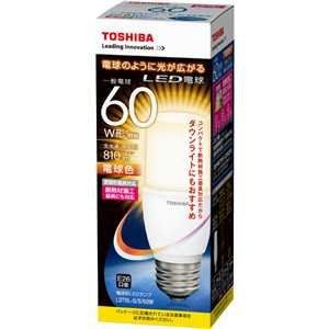 [New] Toshiba Litech LED bulb General bulb type T type Type Type Type Insulation Material Construction equipment compatible 60W bulb color LDT8L-G/60W