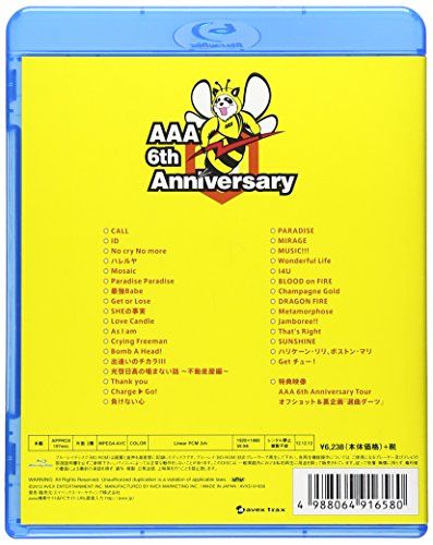 [New] AAA 6th Anniversary Tour 2011.9.28 at Zepp TOKYO [Blu-ray]