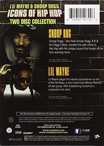 [New] ICONS OF HIP HOP: Lil Wayne & Snoop Dogg [DVD] [Import]