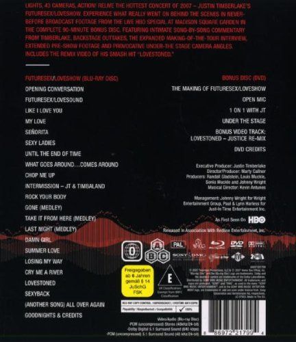 【新品】 Futuresex/Loveshow Live From Madison Square Garden [Blu-ray] [Import]