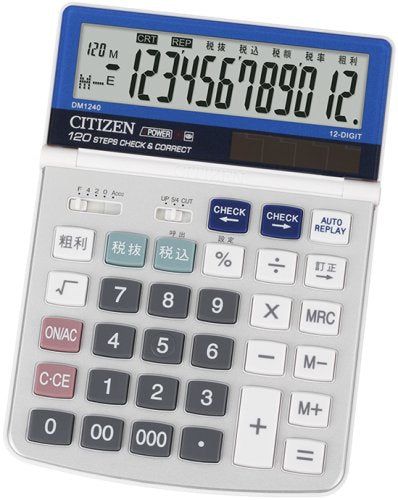 [New] Citizun desktop type calculator (12 digits display) DM1240