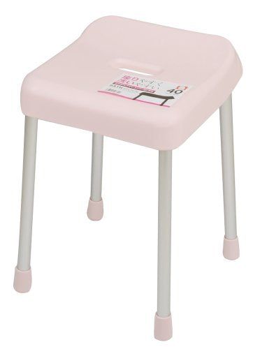 [New] Pearl metal style pure bus stool 40cm pink H-4339