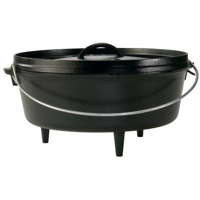 [New] LODGE Camp Oven 12 ""/Foot pot