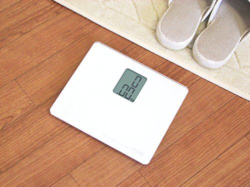 [New] Doritech Body Scale "Petit" [Compact glass structure that is more compact than A4 size] White BS-113WT