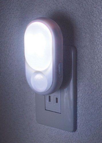 [New] ELPA LED Night Light light dark & ​​human sensor Amber/White PM-L240