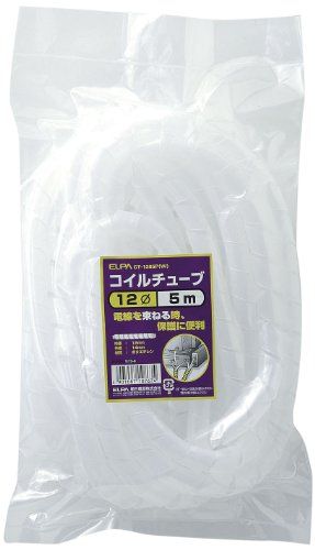 [New] ELPA coil tube φ12mm 5m White CT-1205P (W)