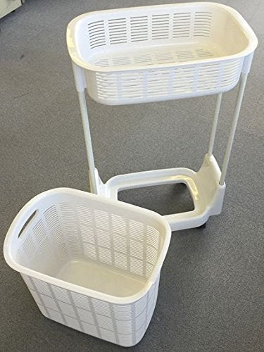 [New] Richell 2 -stage basket N White