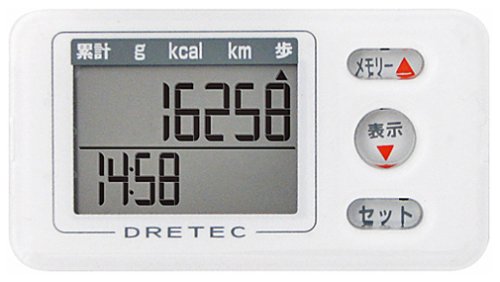 [New] DRETEC (Doritech) Pedicometer Every Walker White H-225WT