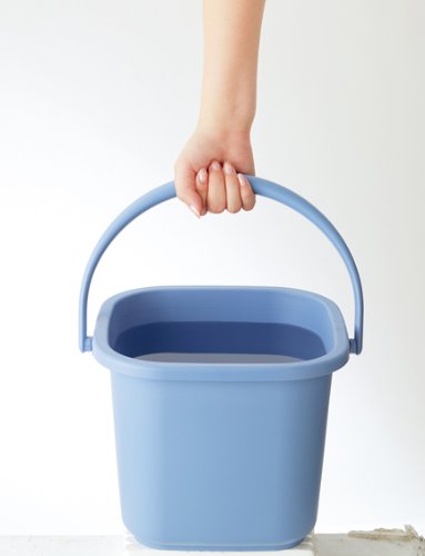 [New] Squirrel "Easy -to -use square bucket" Velk bucket 6.5KB body blue