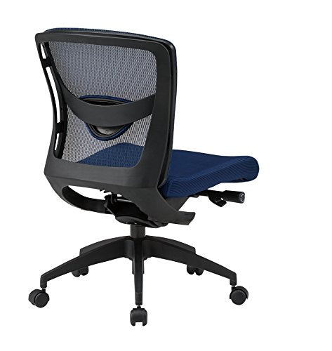 [New] TOKIO office chair without elbows Lowback FCM-L8 navy