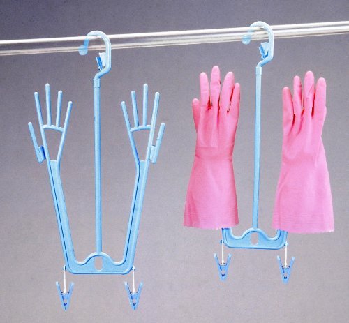 [New] NK "Durable Japanese gloves drying hanger" gloves hanger light blue