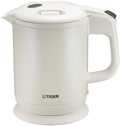 [New] Tiger Modeling Electric Kettle 800ml Pearl White Steamless Waku PCH-G080-WP Tiger