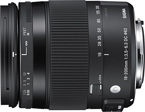 [New] SIGMA High magnification Zoom lens Contemporary 18-200mm F3.5-6.3 DC Macro OS HSM Nikon APS-C size 8855557