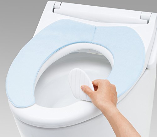 [New] Peta Q Including Benza Sheet cool feeling blue (toilet seat cover toilet seat)