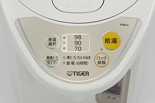 [New] Tiger Microcomputer Electric Pot 2.2L Urban White PDR-G220-WU