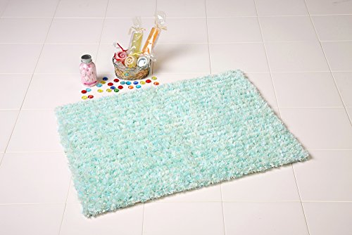 [New] Yokozuna Creation Bath Mat Candy Floss F with Blue about 45 x 60cm