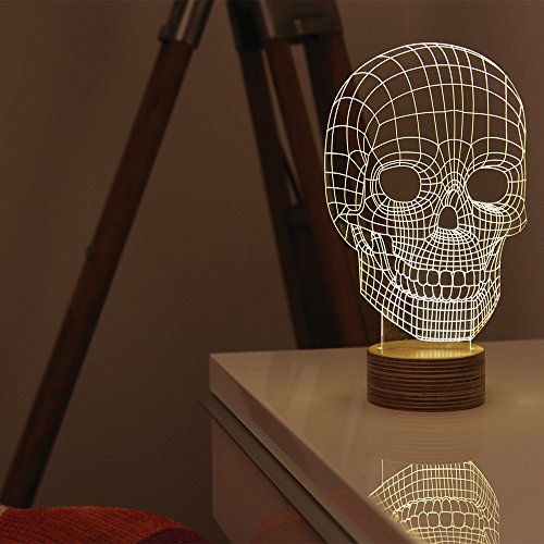 [New] 2D LED Table Light Skull 480520 like Barving 3D