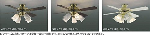 [New] Koizumi Lighting Interior Fan Lantern S Series Classical Type (for 6 tatami mats) Golden -beautiful plating AA43197L