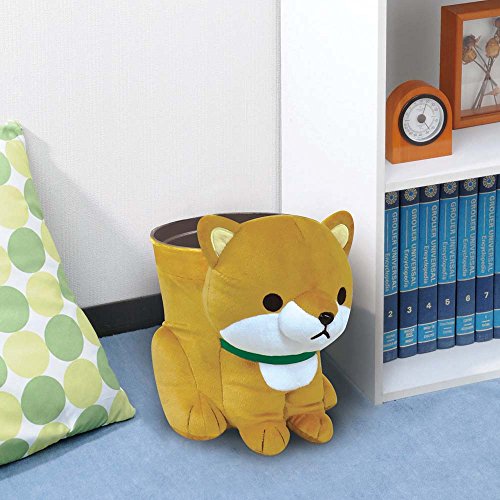 [New] Beans Shiba Plush Dust Box Garbage Box Tea Me272