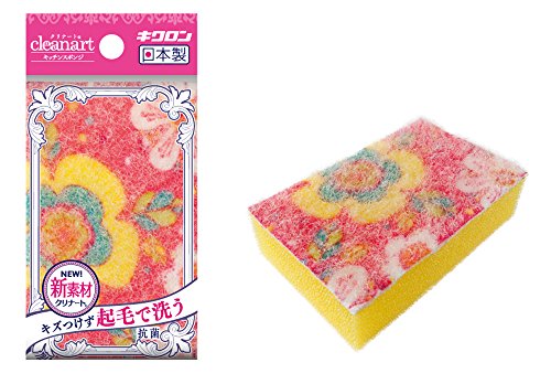 [New] Kicklon Clinat Kitchen Sponge Flower Pink