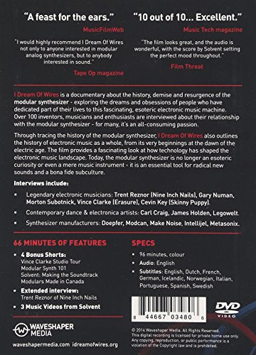 【新品】 I Dream of Wires [DVD] [Import]
