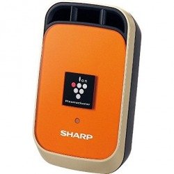 [New] Sharp ion generator Plasma Cluster 25,000 car air conditioner spray exit type orange Ig-HC1-D