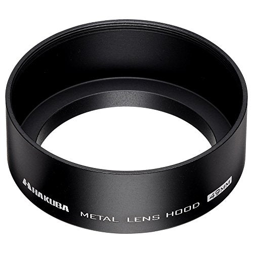 [New] HAKUBA Lens Food Metal Lens Food High Strength 6000 Series Aluminum Alloy 49mm Filter Diameter Black KMH-49