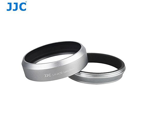 [New] JJC FUJIFILM X70 exclusive lens hood LH-JX70 (FUJI LH-X70 compatible) Silver