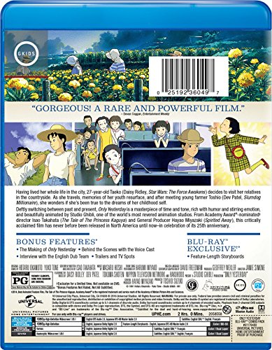 【新品】 Only Yesterday (Blu-ray + DVD)