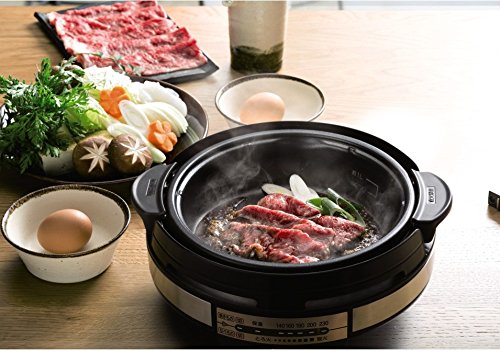 [New] Zojirushi Grill Nabe Compact Type Black EP-SA10-BA