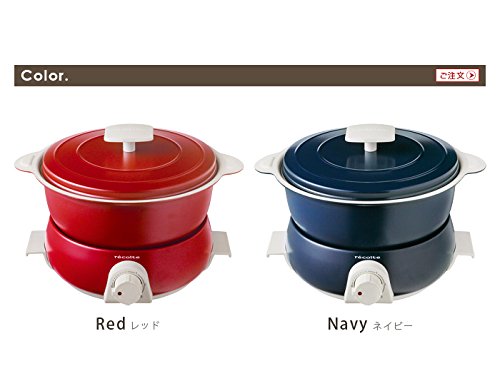 [New] Recolort Pot Duo Fet [Red / RPD-3] RECOLTE POT DUO FETE Electric Pot Multi Cooker