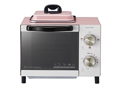 [New] Koizumi oven toaster with fried egg function Pink KOS-0703/P