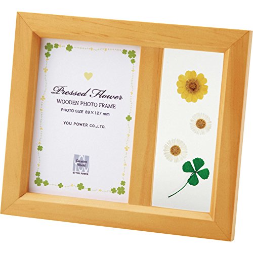 [New] Eu Power Pressed Flower Press Hanaki Photo Frame L STS Arrangement A Natural OF-01802